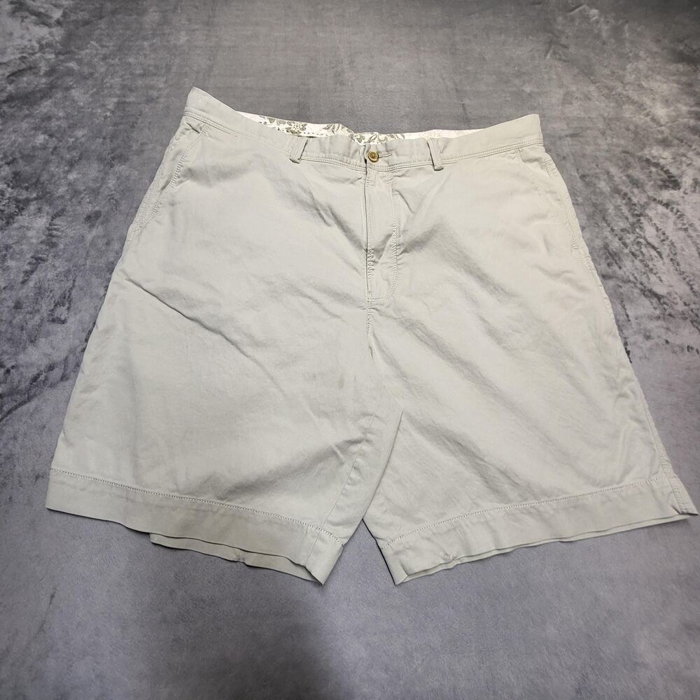 Tommy Bahama‎ Shorts Mens 40 Beige Chino Relaxed Fit Pockets 9in Inseam